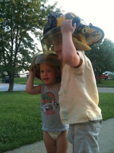 Future Firefighter, firefighting boys